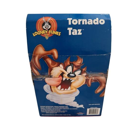 Collectible VTG Looney Tunes Tornado Taz Talking Plush 1997 Spin Toy w/ Box - Picture 4 of 7